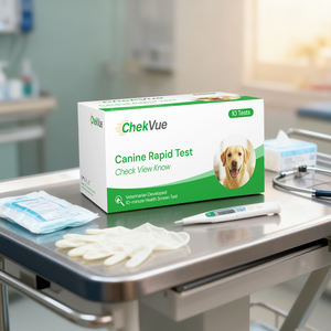 Test rapide d'anticorps LSH Canine Leishmania à haute sensibilité – Fournitures de diagnostic vétérinaire – Bandelettes de test C.LSH AbTest pour chiens - Product Image 2
