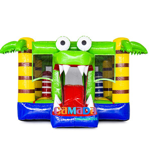 Mini inflable comercial Mini Bounce Party Animal Theme Bounce House Castillo y tobogán Combo para niños - Product Image 3