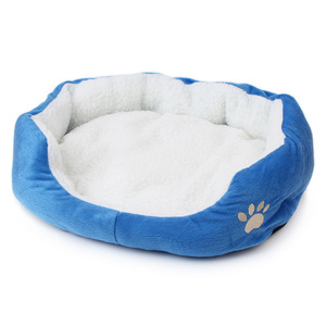 Cama para mascotas OEM con patrón sólido de forma cuadrada resistente a mordeduras, cama para perros y gatos que no se desprende, jaulas cálidas para mascotas, casas, productos para perros, accesorios - Product Image 3