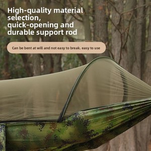 Hamaca Mosquitera de Poliamida para Exteriores, Capacidad de 300 kg, Instalación Rápida, <span class=keywords><strong>Apertura</strong></span> Automática, Portátil y Duradera, 680 g - Product Image 2