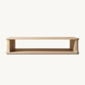 Set di Tavolini da Caffè in Legno Massello Stile Francese di Alta Gamma - Tavolino da Salotto Premium Baron - Product Image 1