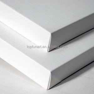 ผืนผ้าใบแคนวาสขนาด 12*16 นิ้ว 100% ผ้าฝ้ายเนื้อละเอียด สำหรับระบายสีน้ำมัน/อะคริลิค ยี่ห้อ <span class=keywords><strong>Topfun</strong></span> Art สีขาว ปลอดสารพิษ - Product Image 6