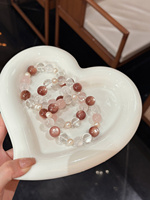 Bracelet en cristal naturel rose Sinyore Cloud - Lepidolite rose