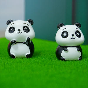 かわいい漫画のおもちゃミニチュア風景テーブル水槽装飾樹脂パンダ水族館 & アクセサリー装飾 - Product Image 2