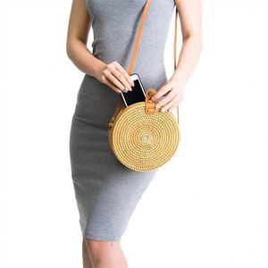 Sac en jute de 12 pouces, sacs en paille artisanaux tissés en 2 couleurs, achat en gros avec perles et diamants, directement de l'usine - Product Image 2