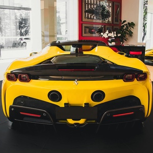 Parachoques trasero de fibra de carbono OEM, alerón de labios, piezas de automóviles, kits de labios traseros para <span class=keywords><strong>Ferrari</strong></span> SF <span class=keywords><strong>90</strong></span> - Product Image 6