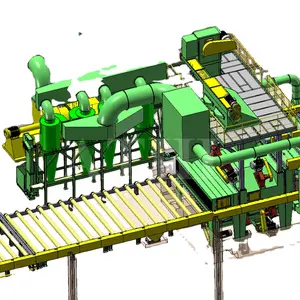 최고의 인기 강판 롤러 샷 블라스팅 기계