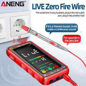 מולטימטר ANENG 682 VA עם תצוגה הפוכה, אמפרמטר, צפצוף, בדיקה, נטען, רב-תכליתי, כלי מדידה חשמליים - Product Image 4