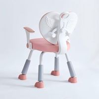 Chaise d'apprentissage ergonomique pour enfant, réglable en hauteur, pour la maison et l'école, avec double soutien lombaire
