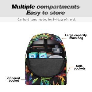 กระเป๋าเป้สะพายหลังสำหรับเด็กพิมพ์ลายใบไม้หลากสีแฟชั่นตามต้องการกระเป๋าเป้สะพายหลังสำหรับเด็กใช้ได้ทั้งชายและหญิง2024 - Product Image 4