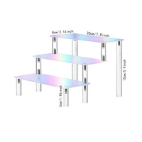 Présentoir à parfums en acrylique à plusieurs niveaux, support de présentation cosmétique à 3 ou 4 étages pour maquillage, soins de la peau, parfums, vente au détail, maison, vente en gros