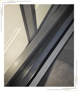Ventana Abatible Horizontal de Aleación de Aluminio Deioux Broken Bridge, Insonorizada, para Exterior, Cocina, Balcón, Sellada, Estilo Posmoderno - Product Image 3