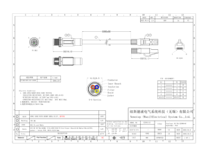Câble <span class=keywords><strong>Ethernet</strong></span> Cat6A RJ45 blindé étanche IP67 à conducteur solide, certifié CE, rond/plat, direct usine - Product Image 2