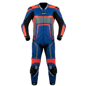 Combinaison de course professionnelle pour homme, 1 pièce, en cuir de vache/crocodile véritable, sur mesure, avec combinaison intégrale/traje niveau 2 CE - Product Image 1