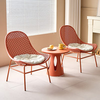 Ensemble de table et de chaises de loisirs d'extérieur, meubles modernes en plastique imperméables multifonctionnels pour patios, balcons, terrasses, ensemble de jardin