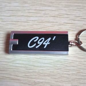 Hot Bán Nhựa Led Pocket Đèn Pin Keychain Tag Hình Chữ Nhật LED Key Light Biểu Tượng Tùy Chỉnh - Product Image 3