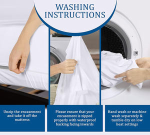 Protector de colchón de cuna impermeable y antiestático con patrón de dibujos animados, Sábana de cama ajustada para niños pequeños, colchón de bebé de tamaño estándar - Product Image 2