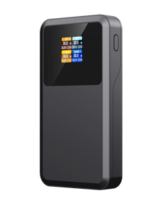 พาวเวอร์แบงค์ 25000mAh 140W PD 3.1 พร้อมเซลล์เกรด EV 21700 หน้าจอ TFT อัจฉริยะ ช่องเสียบ USB C และ USB A แบบคู่ สำหรับชาร์จแล็ปท็อป - Product Image 1