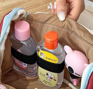 Bolsa de Almacenamiento para Biberones Personalizada, Bolsa con Compartimentos de Gran Capacidad, Bolso para Alimentos de Bebé, Organizador de Maquillaje Plegable y Portátil - Product Image 5