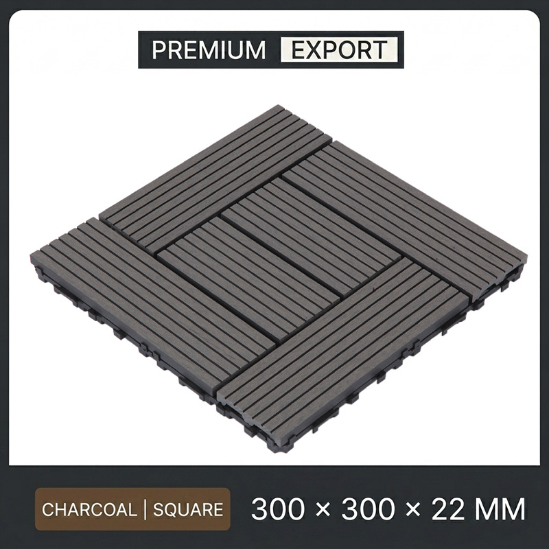 Charcoal - Mosaic Grid