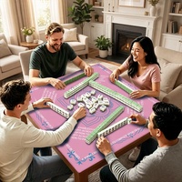 Tapis de Mahjong Antidérapant et Insonorisant de 31,5 x 31,5 Pouces pour Mahjong Américain – Vente en Gros