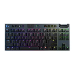 Logitech-Teclado mecánico inalámbrico para juegos G913 TKL, RGB