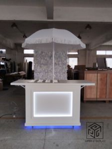 รถเข็นขนมเคลื่อนที่สำหรับงานแต่งงาน ตกแต่งเองได้ พับเก็บได้ พร้อมไฟ - Product Image 6