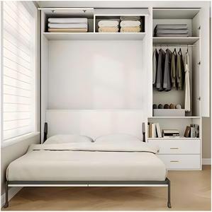 Lits pliants design moderne, lits Murphy, <span class=keywords><strong>gain</strong></span> <span class=keywords><strong>de</strong></span> <span class=keywords><strong>place</strong></span>, meubles <span class=keywords><strong>de</strong></span> maison, petit appartement, <span class=keywords><strong>lit</strong></span> mural invisible avec ensemble <span class=keywords><strong>de</strong></span> placard - Product Image 3