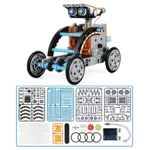 12-in-1 태양 조립 과학 퍼즐 장난감 자동차 12-in-1 스마트 펀 로봇