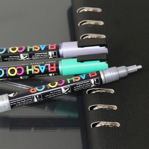2mm <span class=keywords><strong>punta</strong></span> <span class=keywords><strong>extra</strong></span> <span class=keywords><strong>fina</strong></span> 16 colores pintura de acrílico marcadores bolígrafos para rock pintura - Product Image 1