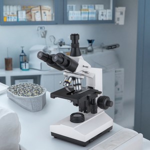 Microscope biologique numérique trinoculaire Imagerie électronique multifonctionnelle Visualisation claire des micro-organismes pour la science médicale - Product Image 3