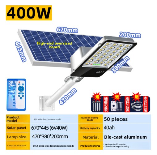 400w lens lamp bead headlight board-induction remote control