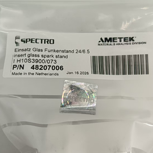 Support en verre pour insert de filtre d'analyseur de métaux Spectro, original et neuf, robuste, référence 48207006, disponible en stock - Product Image 3