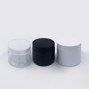 Pots en plastique transparent ronds avec couvercles, contenants PET, pots de rangement, pots de voyage pour cosmétiques et maquillage, 2oz, 4oz, 250ml, 200ml, 8oz - Product Image 4