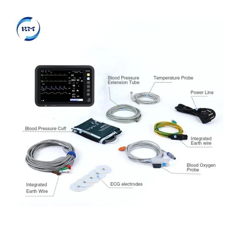 Six-parameter Medical Use Portable Display Veterinary Surgical Monitor ...