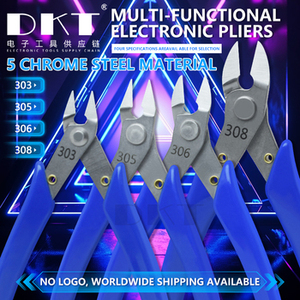 Pince diagonale industrielle en acier allié, coupe-fils, poignée ergonomique pour la réparation de pinces électroniques - Product Image 3