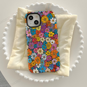 Custodia floreale per <span class=keywords><strong>iPhone</strong></span> 16 Pro stampa <span class=keywords><strong>Cover</strong></span> rigida per <span class=keywords><strong>iPhone</strong></span> 16 Plus 15 14 13 <span class=keywords><strong>12</strong></span> LM127 - Product Image 3