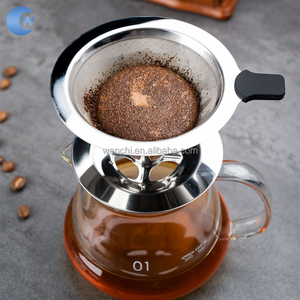 Lưới lọc cà phê bằng thép không gỉ Taper 304 Lưới lọc cà phê Dụng cụ lọc trà Thích hợp cho quán cà phê và quán trà sữa - Product Image 1
