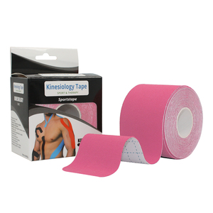 Bande de kinésiologie de 5 cm avec boîte individuelle, en coton, pour soulager les douleurs musculaires, pour le sport, la remise en forme, la physiothérapie, 5 m - Product Image 3