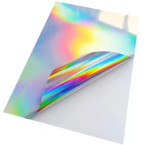 Giấy dán decal vinyl hologram tự dính, chống nước, in được bằng máy in phun, khổ A4, A3, cuộn, dùng cho máy in phun, sản xuất theo đơn đặt hàng (OEM) 3T. - Product Image 2