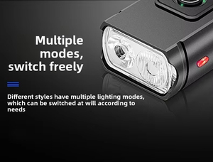 Super Bright Rechargeable USB Headlight for Mountain Bike Road Bike Night Riding Strong <b>Light</b> Flashlight Tail <b>Light</b> <b>Bicycle</b> - Product Image 5