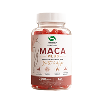 Gummies Maca Plus OEM ODM 7500mcg Énergie, Endurance, Équilibre Hormonal, Soutien Fessiers et Hanches, Complément Alimentaire, 60 Gummies