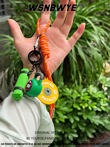 20 kg đầy màu sắc tập thể dục Combo trọng lượng tấm quả tạ điện thoại di động Móc chìa khóa - Product Image 3