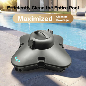 Smart Home Pool Vacuum Cleaner Rechargeable Automatic Underwater Cleaning 1800L Filtration Capacity Plastic Body - Product Image 5