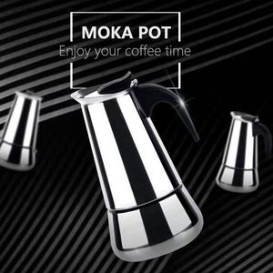 <span class=keywords><strong>Cafetière</strong></span> Moka en acier inoxydable pour cuisinière, compatible <span class=keywords><strong>induction</strong></span>, pour expresso, 2/4/6/9/<span class=keywords><strong>12</strong></span> <span class=keywords><strong>tasses</strong></span> disponibles - Product Image 6