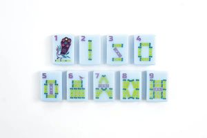 Set Mahjong Personalizzato Collezione Botanica 168 Tessere <span class=keywords><strong>in</strong></span> Acrilico, Stile Chinoiserie Giardino Orientale, Set Regalo di Lusso Illustrativo - Product Image 6