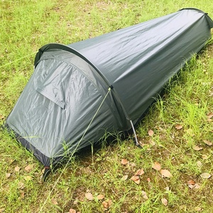 Inature ánh sáng không thấm nước cắm trại lều quân đội màu xanh lá cây <span class=keywords><strong>1</strong></span> người đàn ông bivy bao lều cho cắm trại ngoài trời - Product Image 1