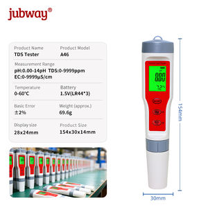 नल और शुद्ध पानी के लिए 1 उच्च सटीकता वाले टीड/सेक मीटर और नल पानी के लिए ओएम/ओडम समर्थन के साथ पानी का टीस्टर - Product Image 2