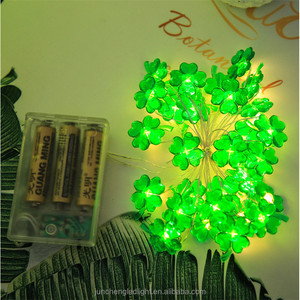 Casa Jardín Decoración Interior Led Verde Trébol <span class=keywords><strong>de</strong></span> cuatro hojas Guirnalda Hada Cadena Luz Adorno <span class=keywords><strong>de</strong></span> <span class=keywords><strong>Navidad</strong></span> Noel - Product Image 4