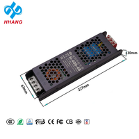 HHANG OEM Alimentation électrique à découpage double sortie pour bande LED intérieure mince AC/DC 100W-400W, 12V/24V, entrée 175-265V/90-135V